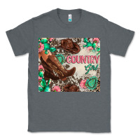 Charcoal Heather country girl Classic Tee - Zillion Design Studio