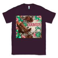 Plum country girl Classic Tee - Zillion Design Studio