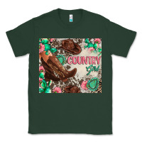 Sports Green country girl Classic Tee - Zillion Design Studio
