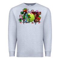 Heather Grey joy and tennis christmas Premium Sweatshirt - AdoDesignShop