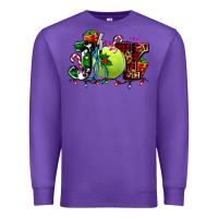 Purple joy and tennis christmas Premium Sweatshirt - AdoDesignShop