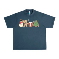 Midnight Navy christmas gingerbread cookies Urban Heavy Tee - MaliasSmallBusiness