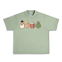 Oil Green christmas gingerbread cookies Urban Heavy Tee - MaliasSmallBusiness