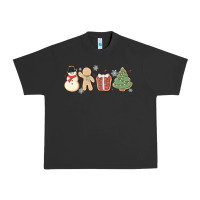 Pigment Black christmas gingerbread cookies Urban Heavy Tee - MaliasSmallBusiness