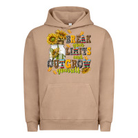 Pigment Burro break your limits and outgrow yourself Urban Hoodie - NancyCooperArtShop