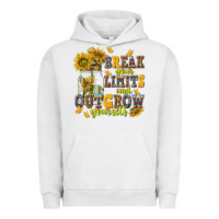 Pigment Lunar Rock break your limits and outgrow yourself Urban Hoodie - NancyCooperArtShop
