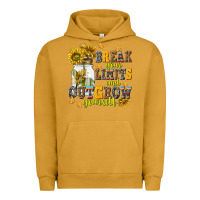 Pigment Peanut Butter break your limits and outgrow yourself Urban Hoodie - NancyCooperArtShop