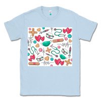 Dusty Blue nurse Classic Tee - Zillion Design Studio