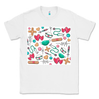 White nurse Classic Tee - Zillion Design Studio