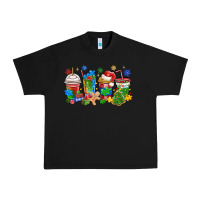 Black autism awareness christmas coffee Urban Heavy Tee - MaliasSmallBusiness