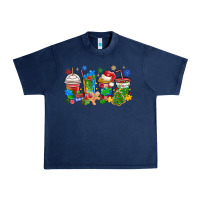 Navy autism awareness christmas coffee Urban Heavy Tee - MaliasSmallBusiness