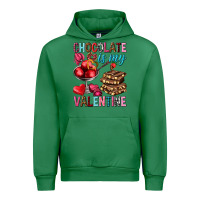 Emerald chocolate is my valentine Urban Hoodie - NancyCooperArtShop