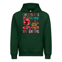 Forest Green chocolate is my valentine Urban Hoodie - NancyCooperArtShop