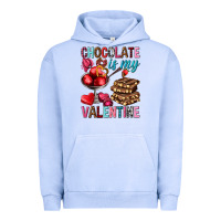 Pigment Grape Ice chocolate is my valentine Urban Hoodie - NancyCooperArtShop