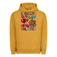 Pigment Peanut Butter chocolate is my valentine Urban Hoodie - NancyCooperArtShop