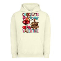 Pigment Pistachio chocolate is my valentine Urban Hoodie - NancyCooperArtShop