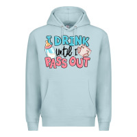 Blue Mist i drink until i pass out baby Premium Hoodie - MaliasSmallBusiness