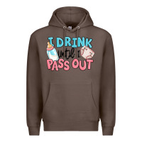 Coffee i drink until i pass out baby Premium Hoodie - MaliasSmallBusiness