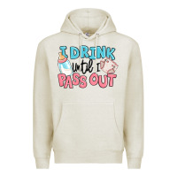 Oatmeal Heather i drink until i pass out baby Premium Hoodie - MaliasSmallBusiness