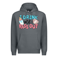 Rock i drink until i pass out baby Premium Hoodie - MaliasSmallBusiness