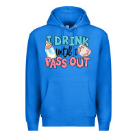 True Royal i drink until i pass out baby Premium Hoodie - MaliasSmallBusiness