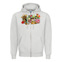 Dove Grey mexico coffee Zipper Hoodie - CTS Tumbler Store