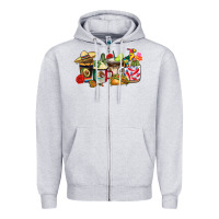 Heather Grey mexico coffee Zipper Hoodie - CTS Tumbler Store