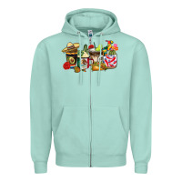 Seafoam mexico coffee Zipper Hoodie - CTS Tumbler Store