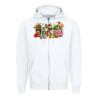 White mexico coffee Zipper Hoodie - CTS Tumbler Store