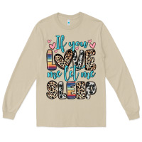 Mushroom if you love me let me sleep Long Sleeve Tee - Zillion Design Studio