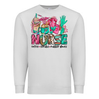 Dove Grey nurse coffee scrubs rubber gloves Premium Sweatshirt - Jasminsmagicworld