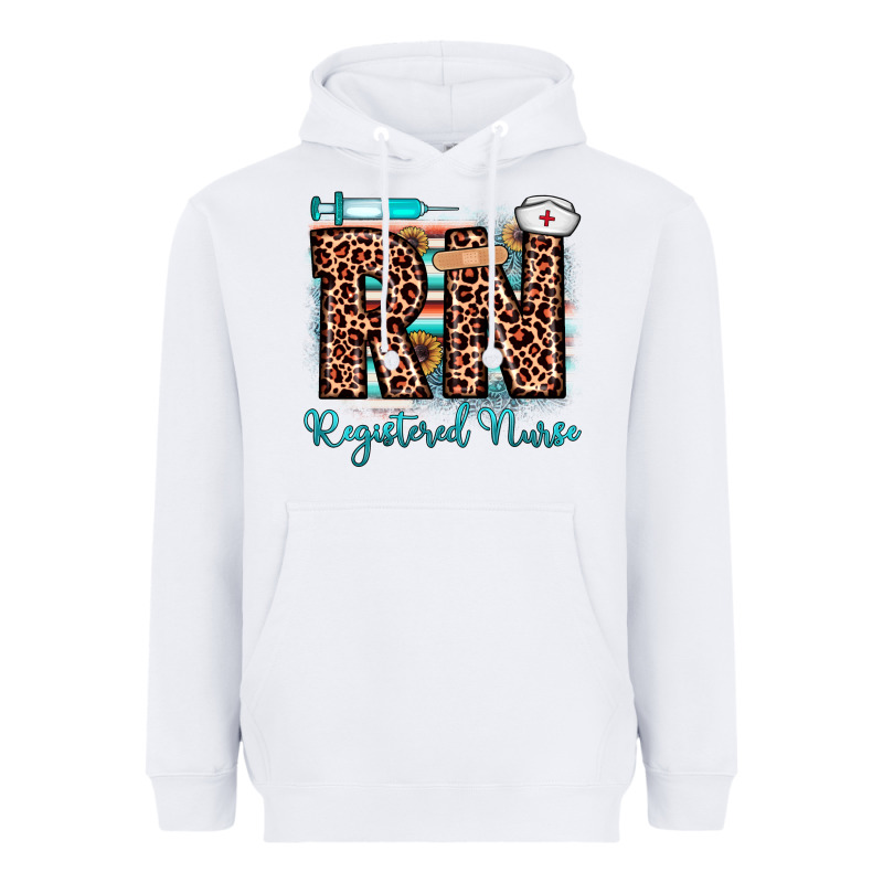 Rn Registered Nurse Heavyweight Hoodie by JahusDesignShop | Teevron