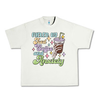 Pistachio fueled by iced coffee and anxiety Urban Heavy Tee - MaliasSmallBusiness