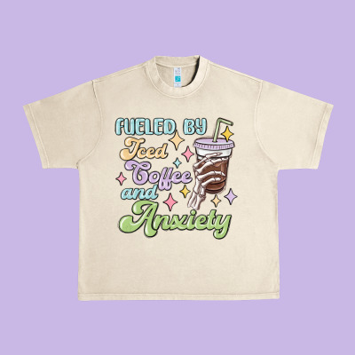 Urban Heavy Tee fueled by iced coffee and anxiety