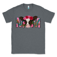Charcoal Heather mom with cow mothers day Classic Tee - texasbilliewilder
