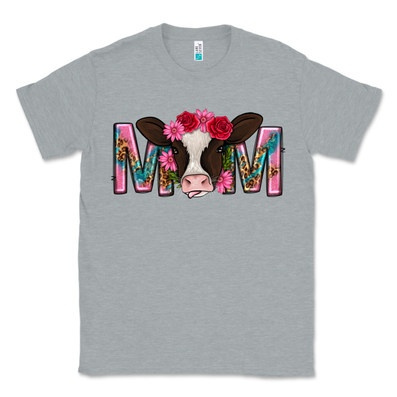 Mom With Cow Mothers Day Classic Tee by texasbilliewilder | Teevron