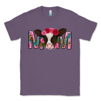 Lavender mom with cow mothers day Classic Tee - texasbilliewilder