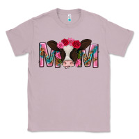 Lilac mom with cow mothers day Classic Tee - texasbilliewilder