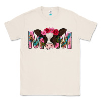 Natural mom with cow mothers day Classic Tee - texasbilliewilder