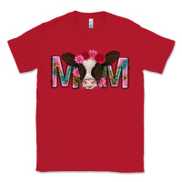 Red mom with cow mothers day Classic Tee - texasbilliewilder