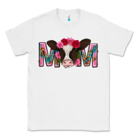 White mom with cow mothers day Classic Tee - texasbilliewilder