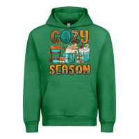 Emerald cozy season winter coffee cups Urban Hoodie - MaliasSmallBusiness
