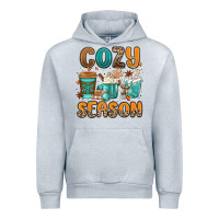 Heather Grey cozy season winter coffee cups Urban Hoodie - MaliasSmallBusiness