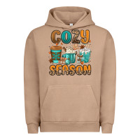 Pigment Burro cozy season winter coffee cups Urban Hoodie - MaliasSmallBusiness