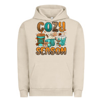 Pigment French Oak cozy season winter coffee cups Urban Hoodie - MaliasSmallBusiness