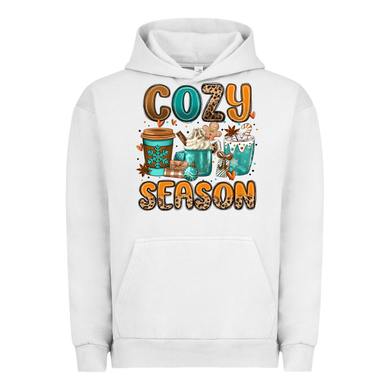 Cozy Season Winter Coffee Cups Urban Hoodie by MaliasSmallBusiness | Teevron