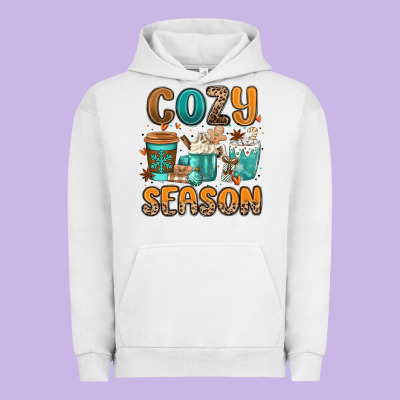 Cozy Season Winter Coffee Cups Urban Hoodie Designed By Maliassmallbusiness