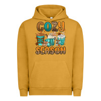 Pigment Peanut Butter cozy season winter coffee cups Urban Hoodie - MaliasSmallBusiness