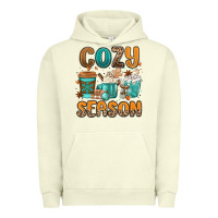 Pigment Pistachio cozy season winter coffee cups Urban Hoodie - MaliasSmallBusiness
