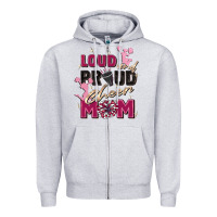 Loud And Proud Cheer Mom Zipper Hoodie | Teevron